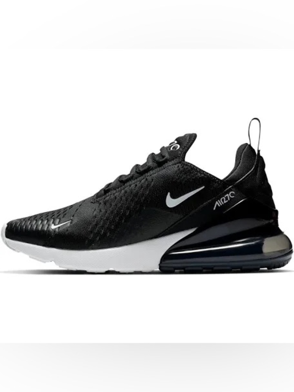 Nike Air Max 270 Women’s  Black with White Accents Sneakers